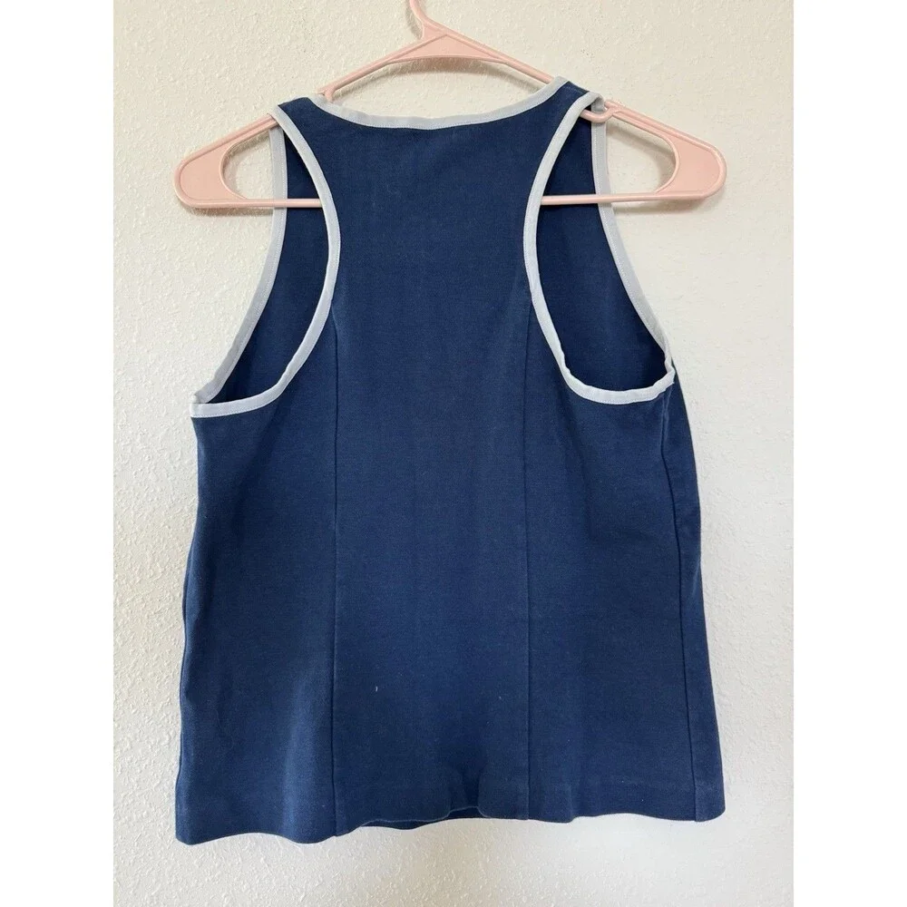 Tory Burch Women’s Racerback Jersey Tank Size Medium Sporty Stretch Designer